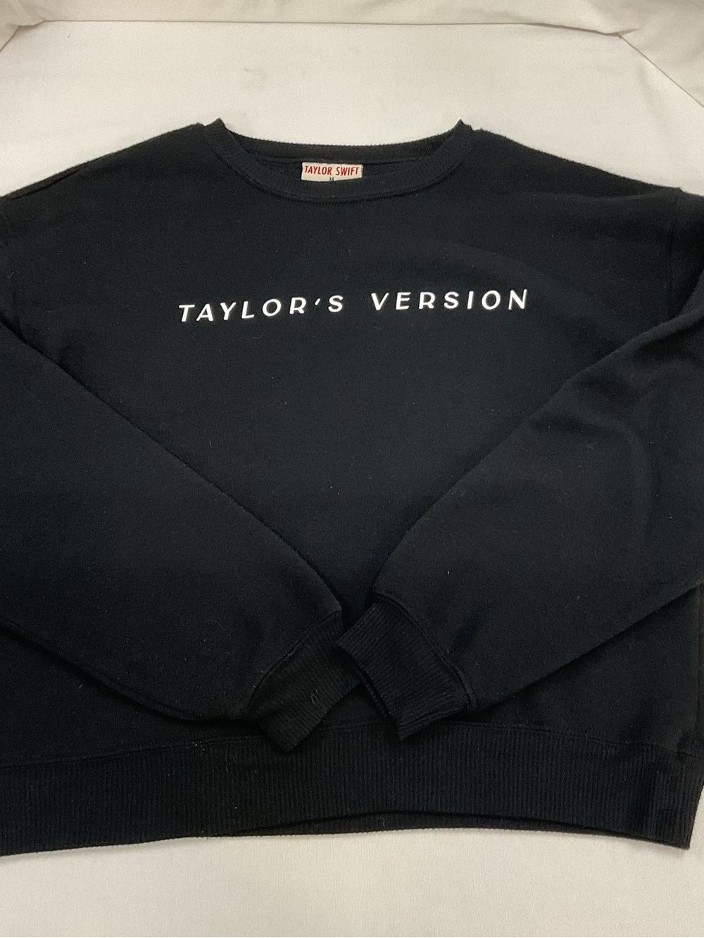 Taylor Swift Taylor's Version Black Crew Neck Size M